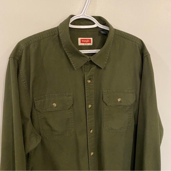 Wrangler Shirt long sleeve epic soft twill woven button up with pencil slot XL - Picture 6 of 11